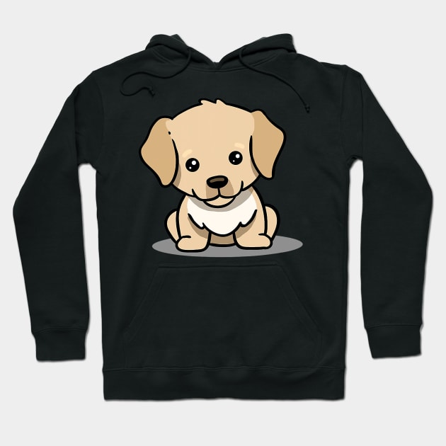 Chibi Labradors Retriever Cute Kawaii Dog Owner Dog Lover Hoodie by everetto